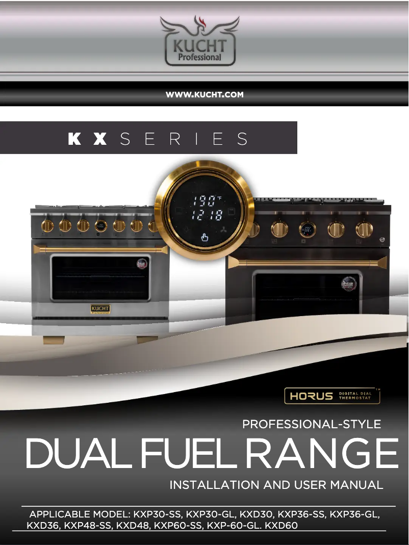 Page 1 de la notice Manuel utilisateur Kucht Gemstone KXD4