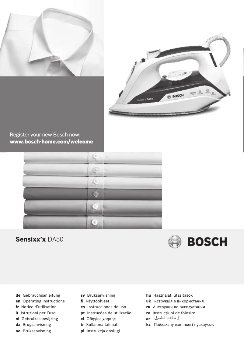 Page n°1 - Manuel utilisateur Bosch TDA5028010