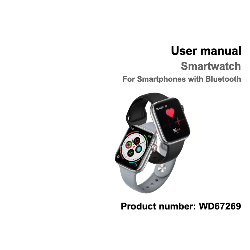 Image de la première page du manuel de l'appareil S8+