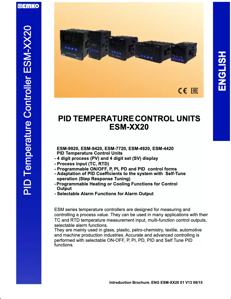 Página 1 del manual Manual de usuario Emko ESM-7720