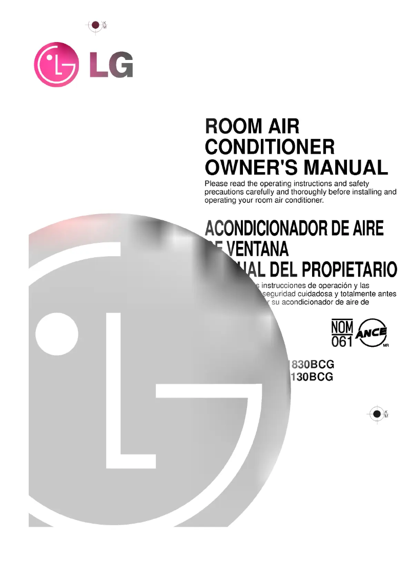 Page 1 de la notice Manuel utilisateur LG LWM1830BCG