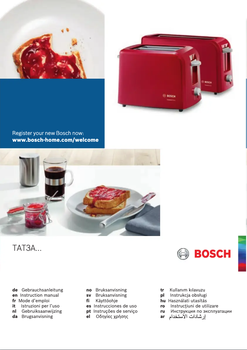 Page n°1 - Manuel utilisateur Bosch CompactClass TAT3A001