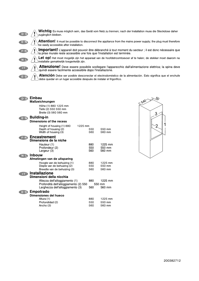 Image de la première page du manuel de l'appareil SKS68800E1