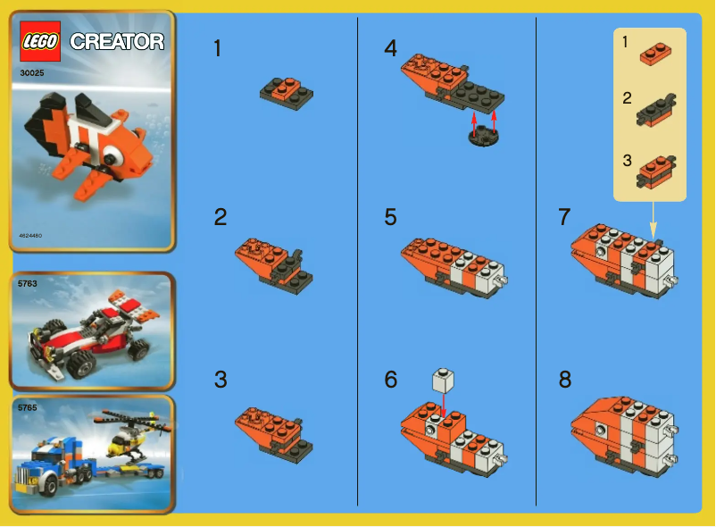 Page n°1 - Manuel utilisateur Lego Clown Fish