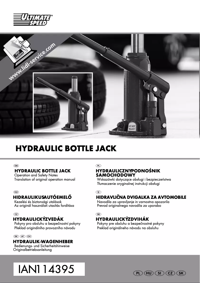 Page 1 de la notice Manuel utilisateur Ultimate Speed IAN 114395