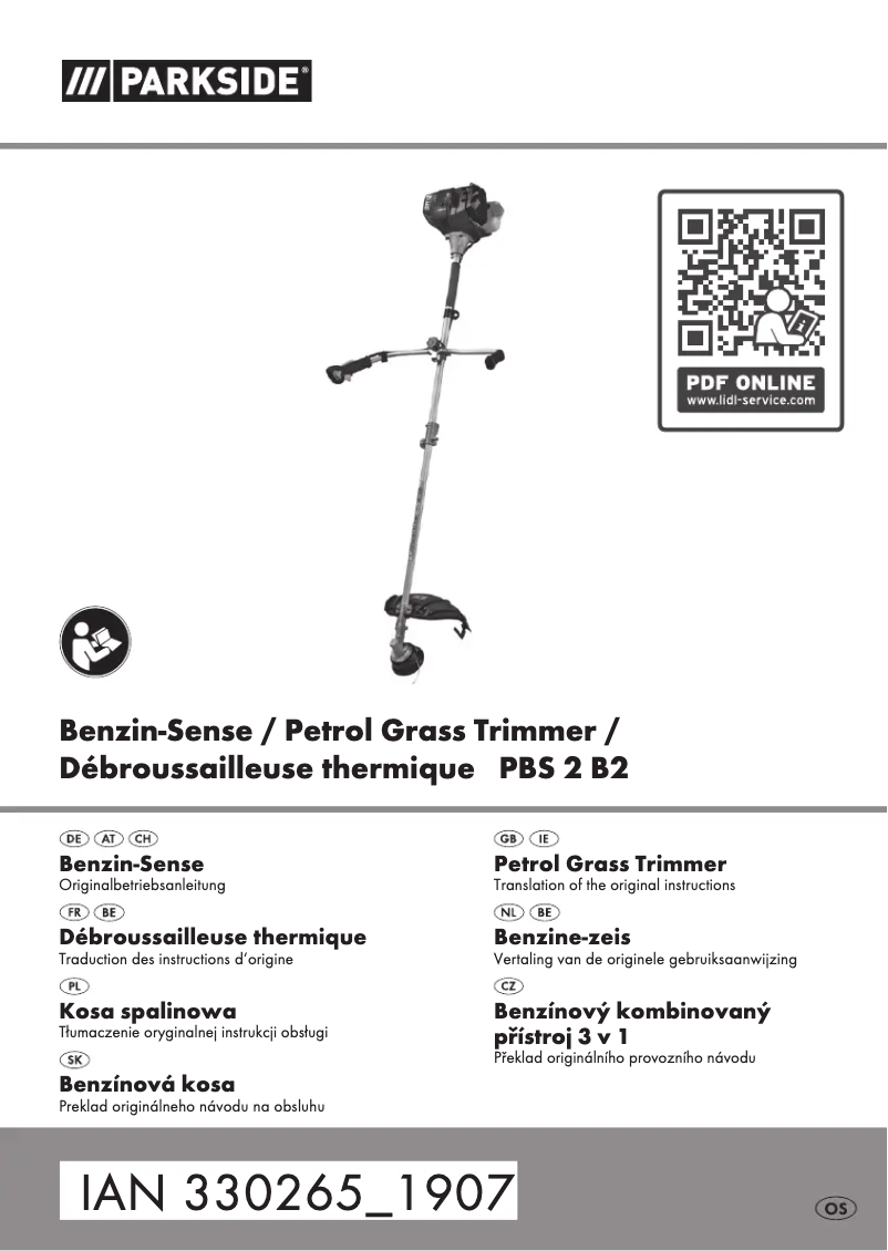 Page n°1 - Manuel utilisateur Parkside PBS 2 B2