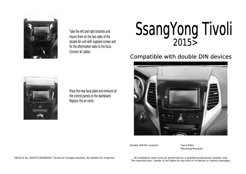 Page n°1 - Manuel utilisateur Pioneer CA-HM-SST.001