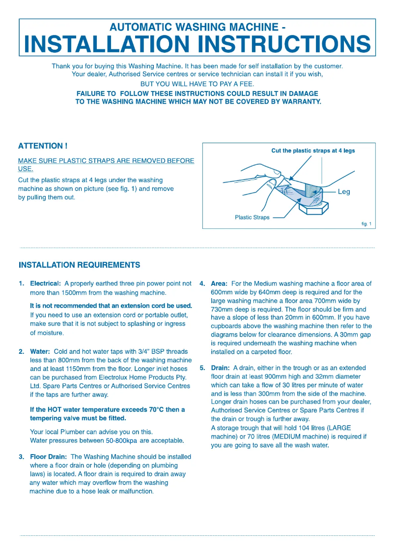 Page n°1 - Guide d'installation Simpson SWT554
