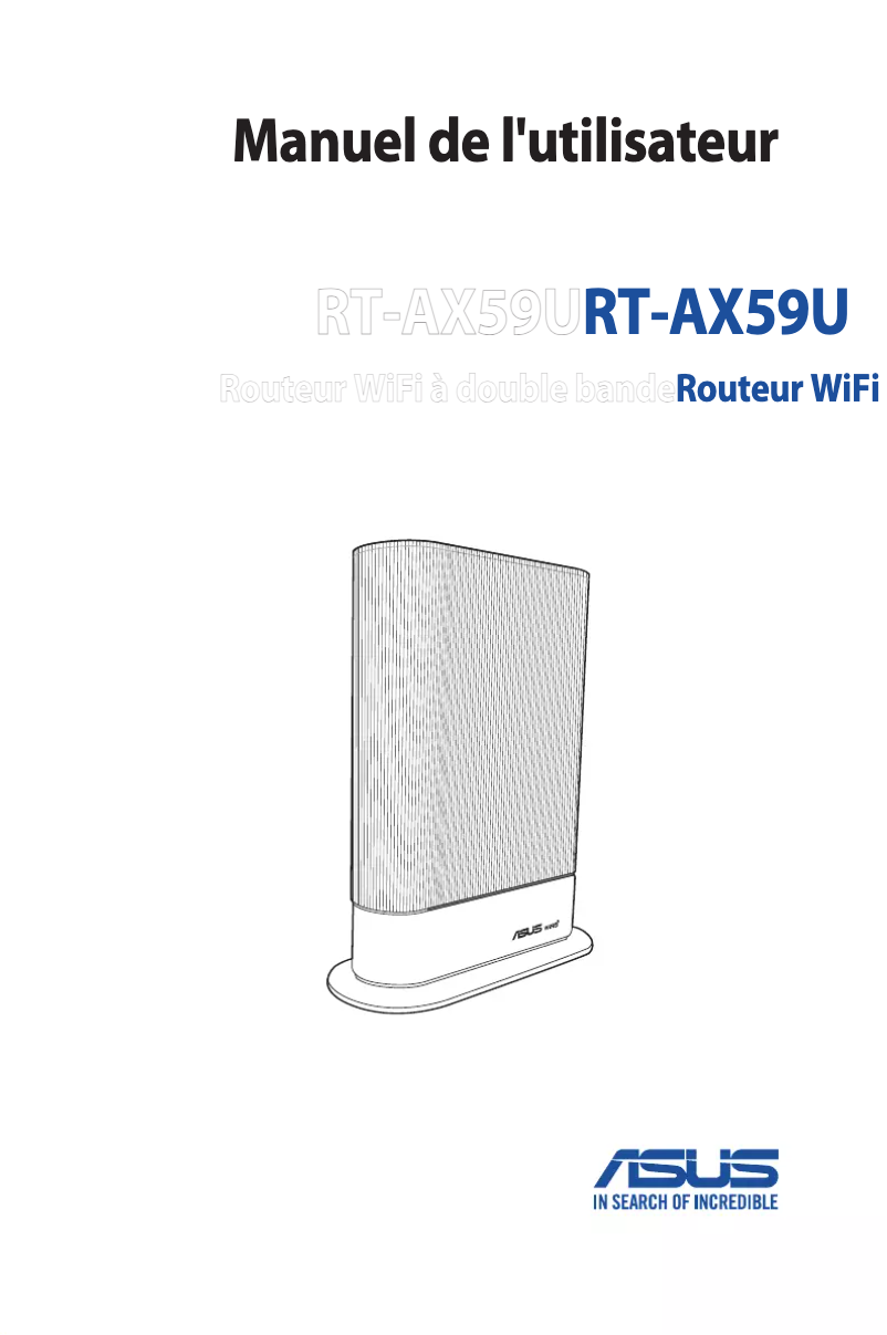 Page n°1 - Manuel utilisateur Asus RT-AX59U