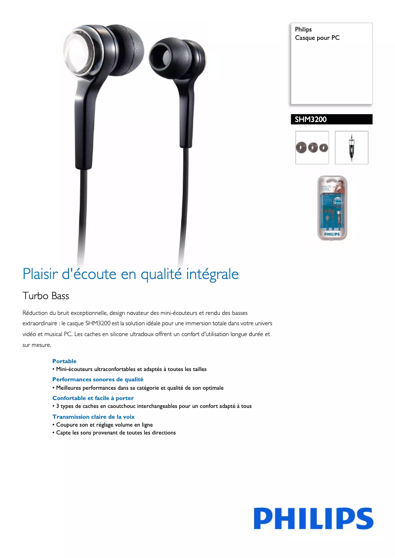 Image de la première page du manuel de l'appareil SHM3200