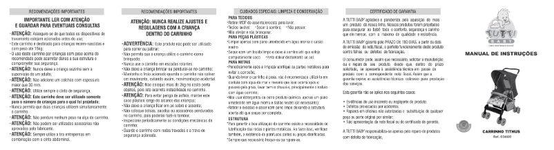 Página 1 del manual Manual de usuario Tutti Baby Tithus