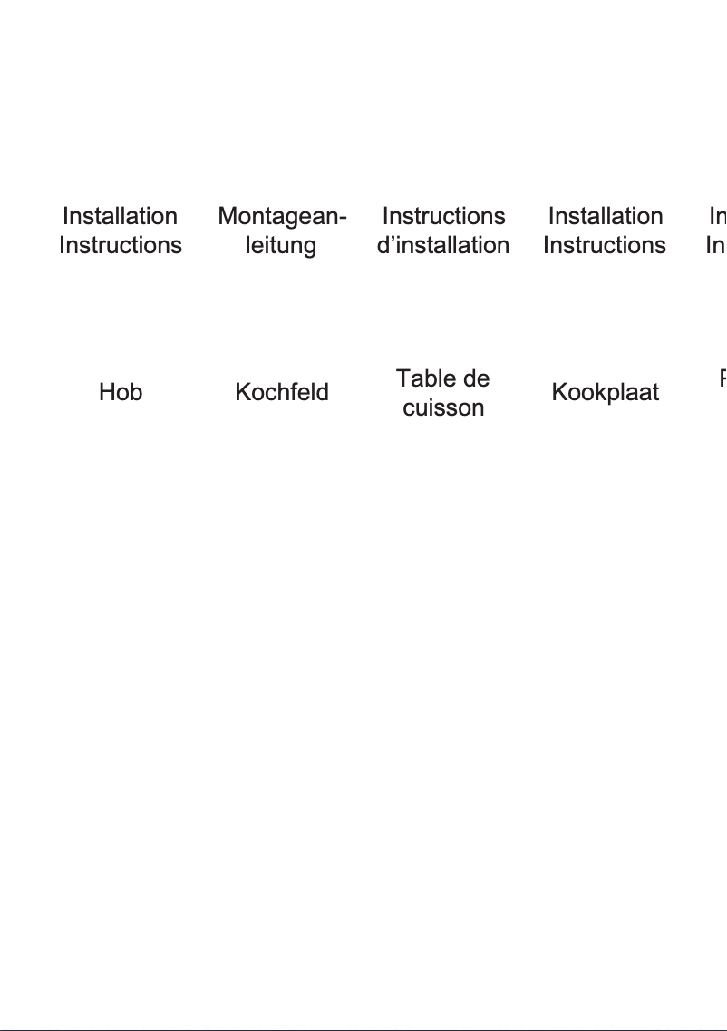 Page 1 de la notice Guide d'installation AEG HC411521GB