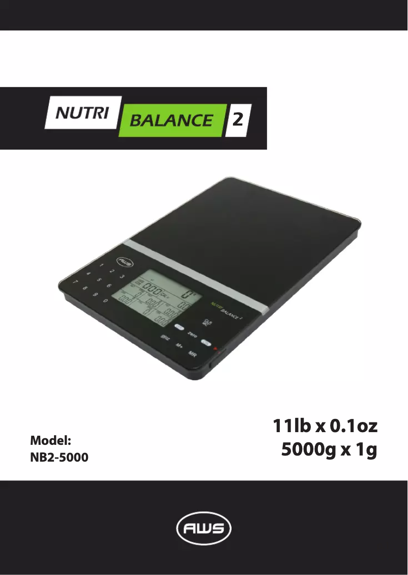 Image de la première page du manuel de l'appareil NB2-5K