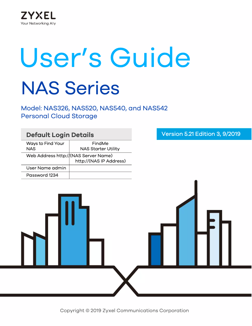 Page n°1 - Manuel utilisateur ZyXEL NAS326