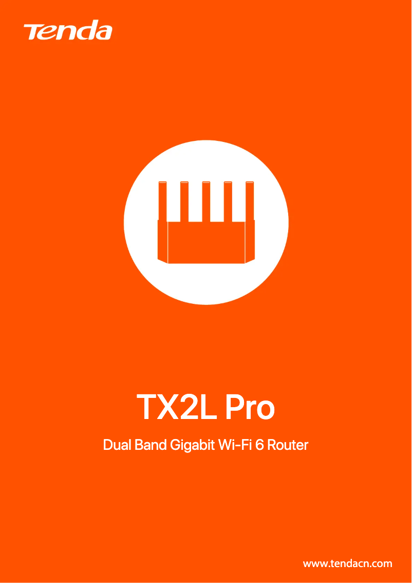 Image de la première page du manuel de l'appareil TX2L Pro