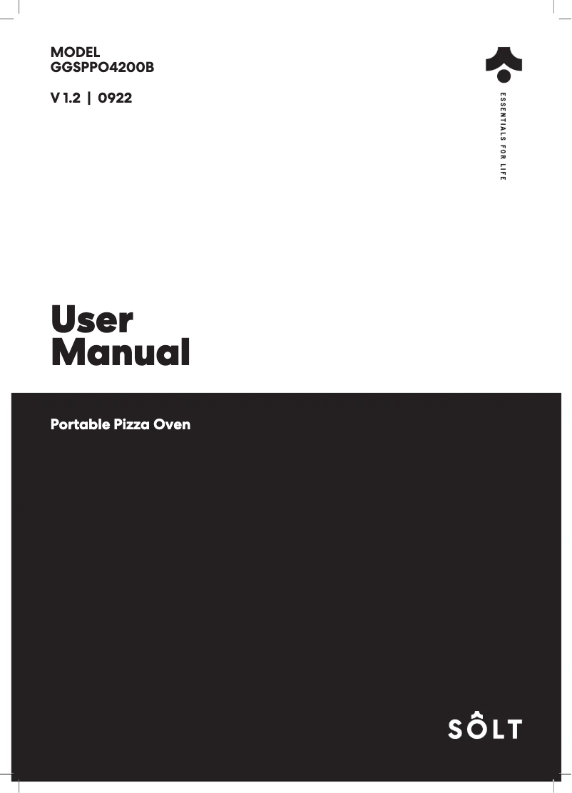 Page n°1 - Manuel utilisateur Sôlt GGSPPO4200B