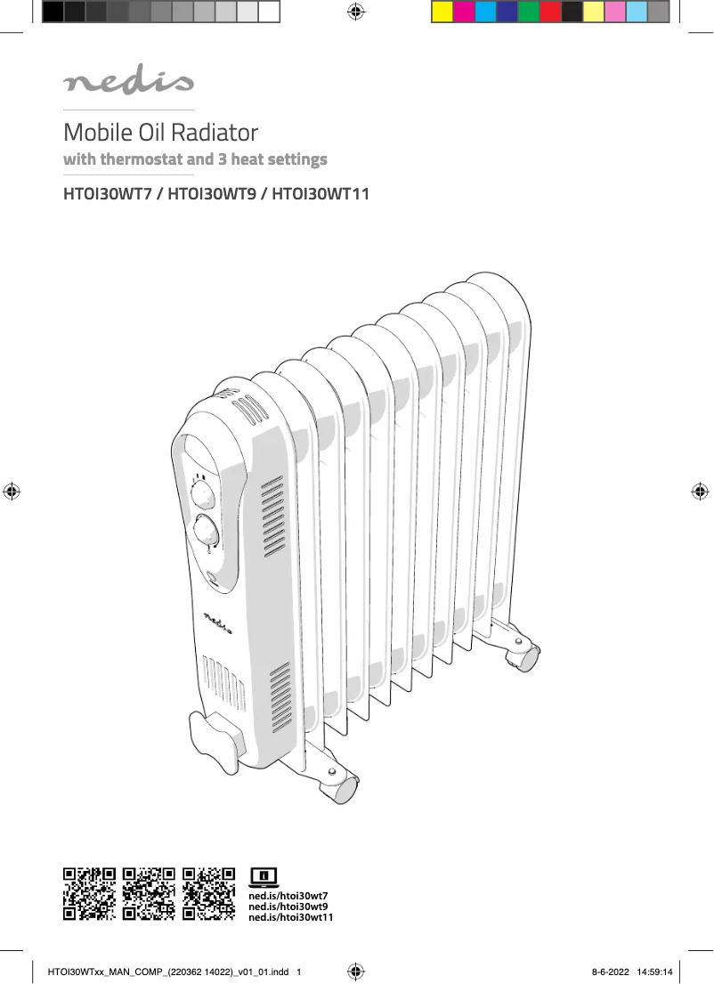 Image de la première page du manuel de l'appareil HTOI30WT9