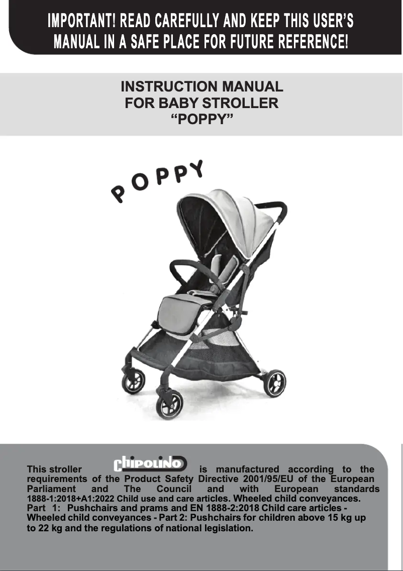 Image de la première page du manuel de l'appareil Poppy