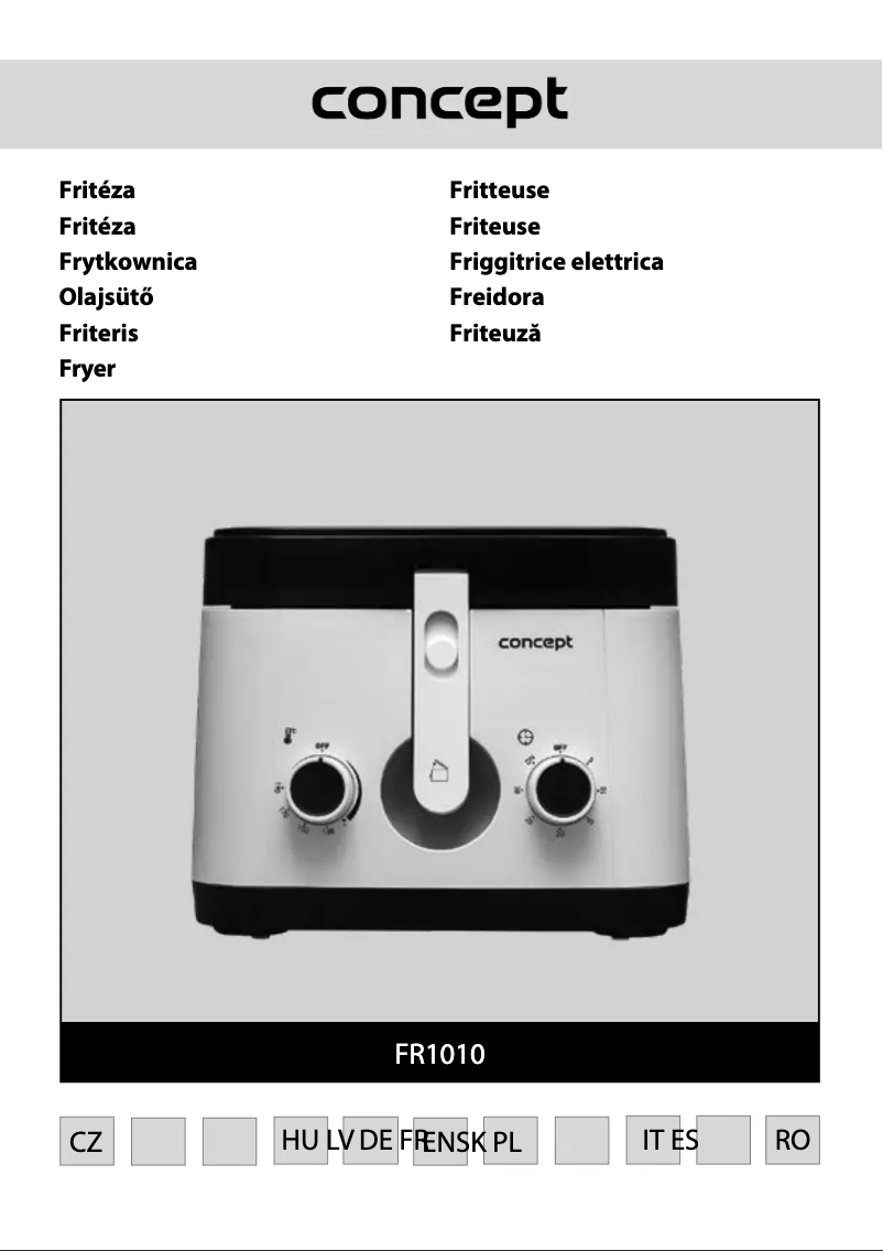 Page n°1 - Manuel utilisateur Concept FR1010