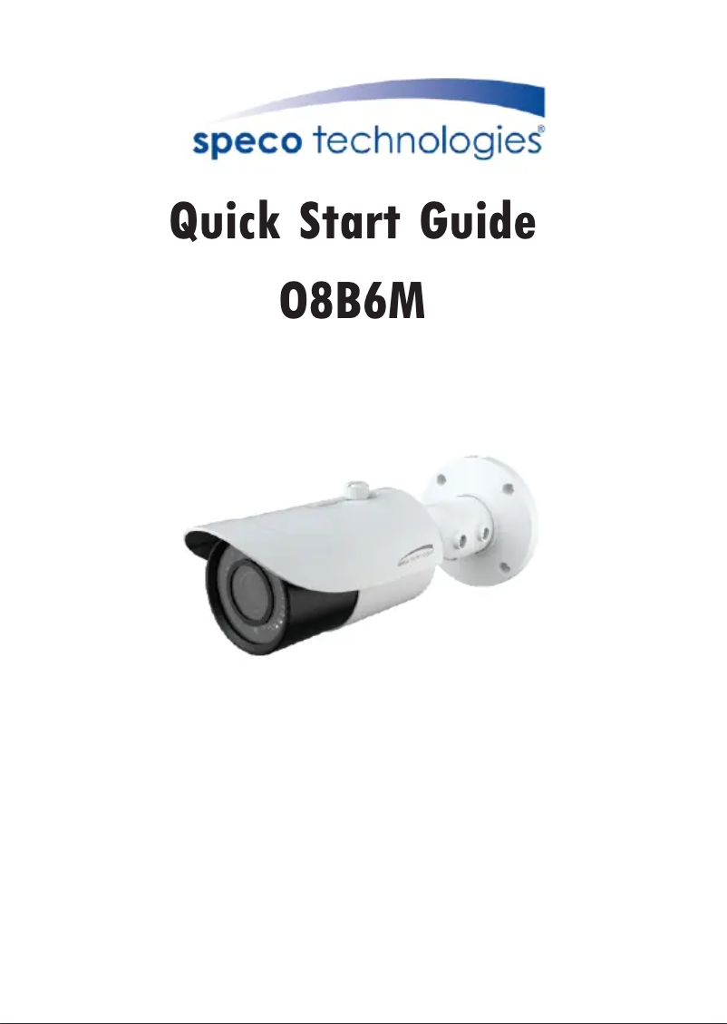 Image de la première page du manuel de l'appareil O8B6M