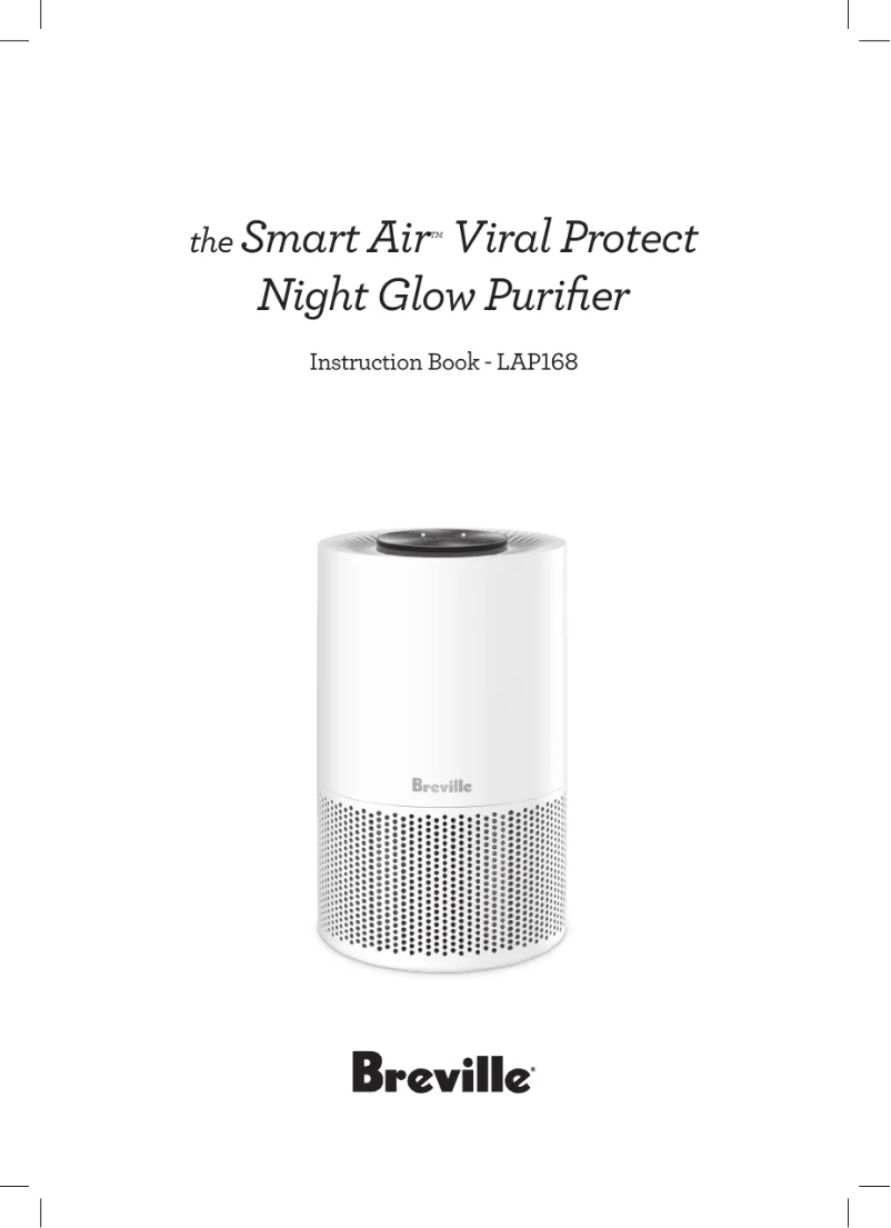 Page 1 de la notice Manuel utilisateur Breville the Smart Air LAP168