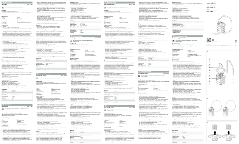 Image de la première page du manuel de l'appareil VCAC118BK