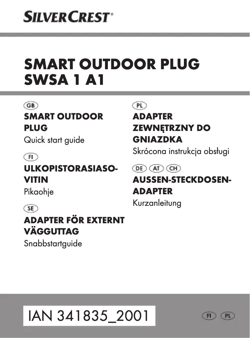 Image de la première page du manuel de l'appareil SWSA 1 A1
