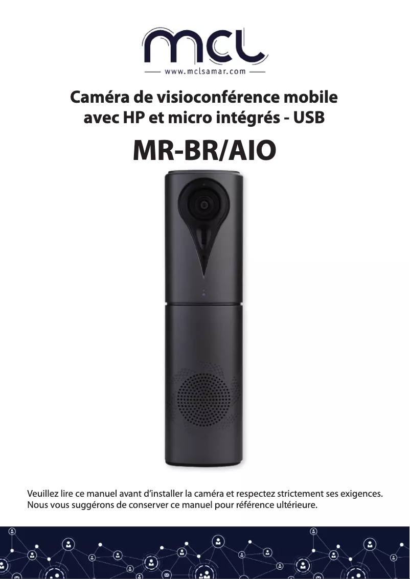 Image de la première page du manuel de l'appareil MR-BR/AIO