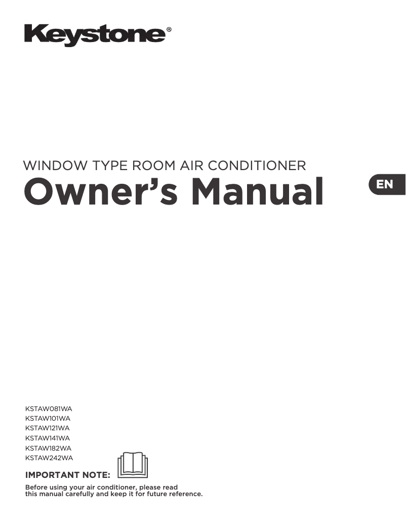 Page n°1 - Manuel utilisateur Keystone KSTAW242WA