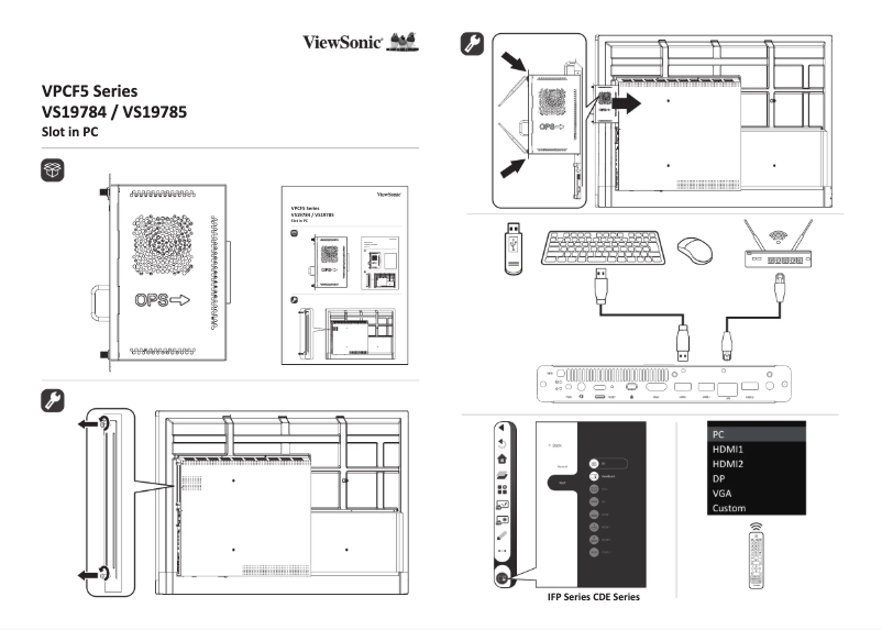 Imagen de la primera página del manual del dispositivo VPCF5