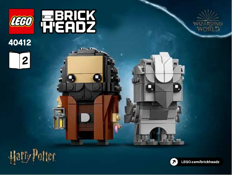 Page 1 de la notice Manuel utilisateur Lego Brickheadz 40412