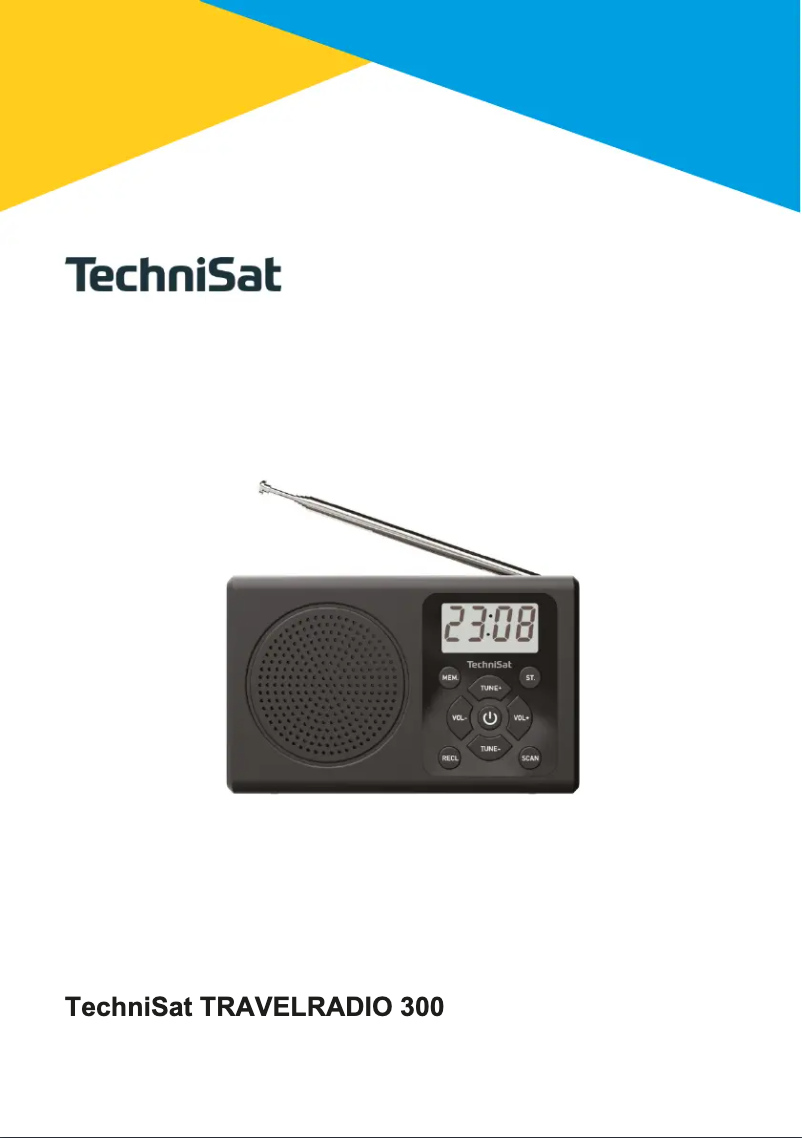 Image de la première page du manuel de l'appareil TravelRadio 300