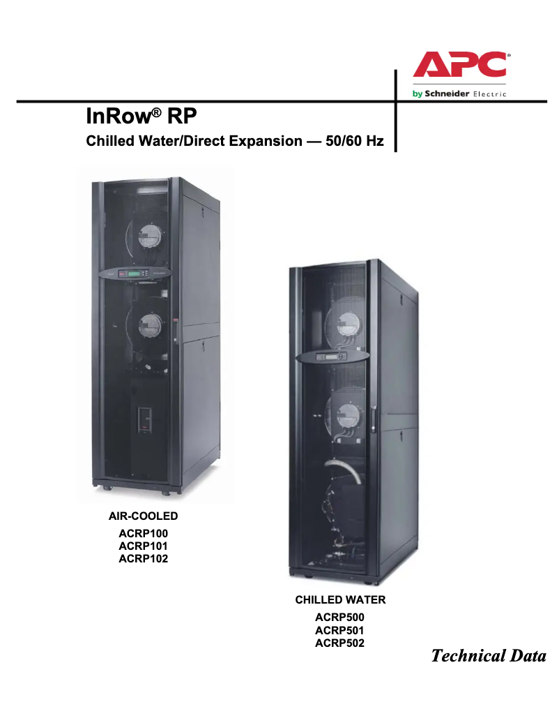 Page 1 de la notice Manuel utilisateur APC Condenser 2 EC Fan