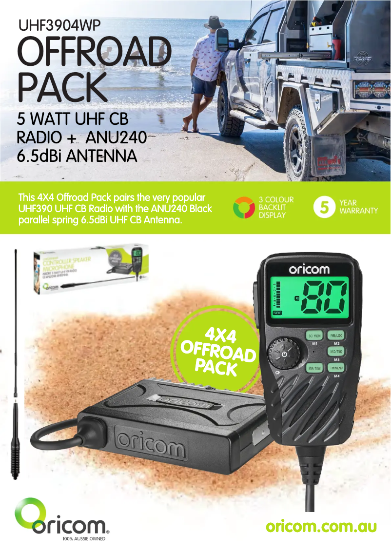 Image de la première page du manuel de l'appareil UHF390