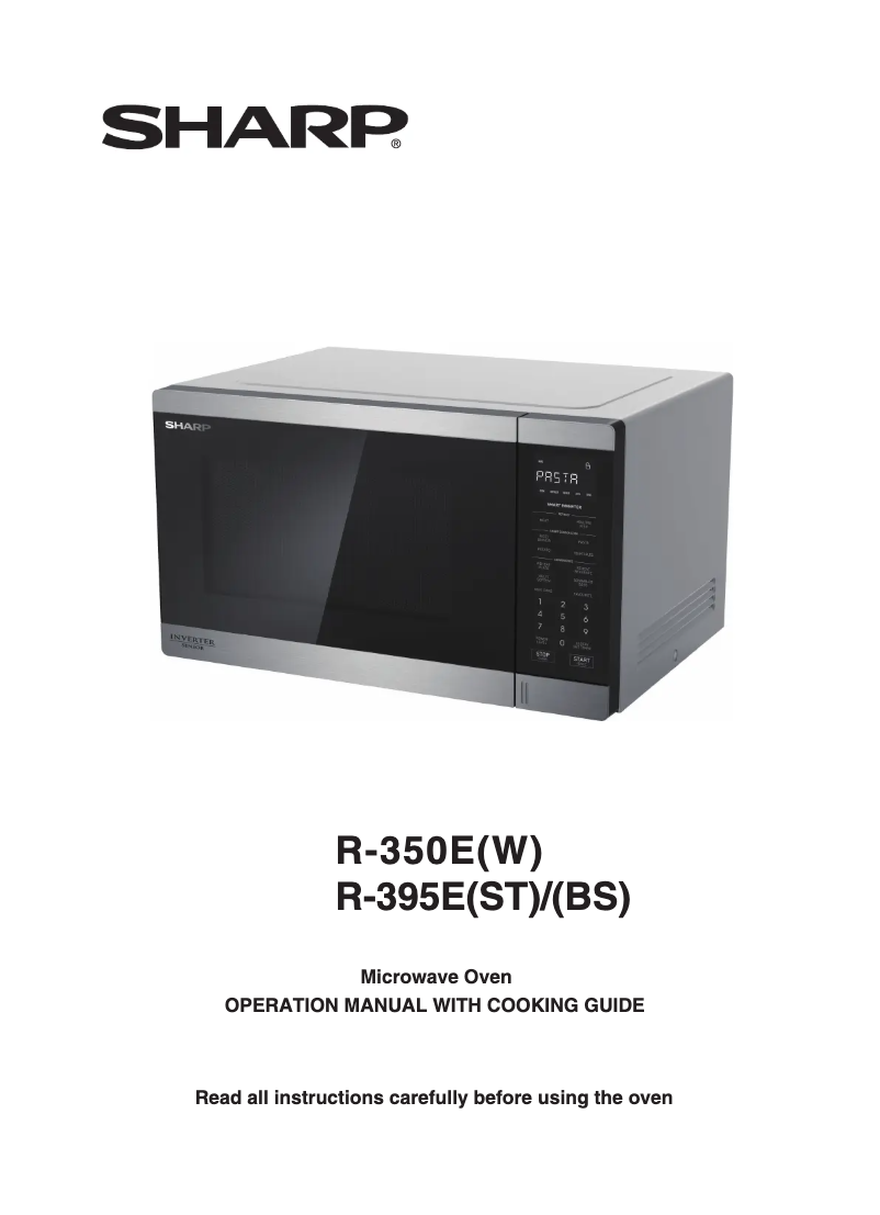 Page 1 de la notice Manuel utilisateur Sharp R-350EW