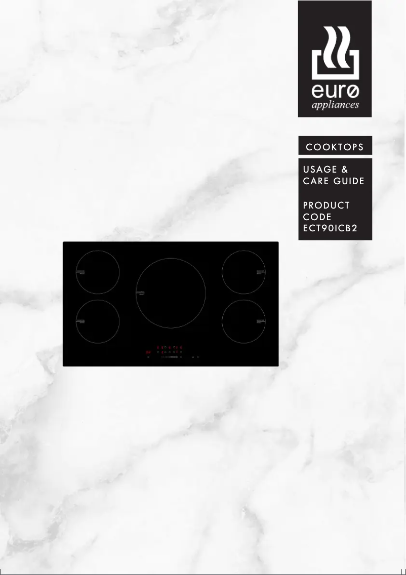 Page 1 de la notice Manuel utilisateur Euro Appliances ECT90ICB2