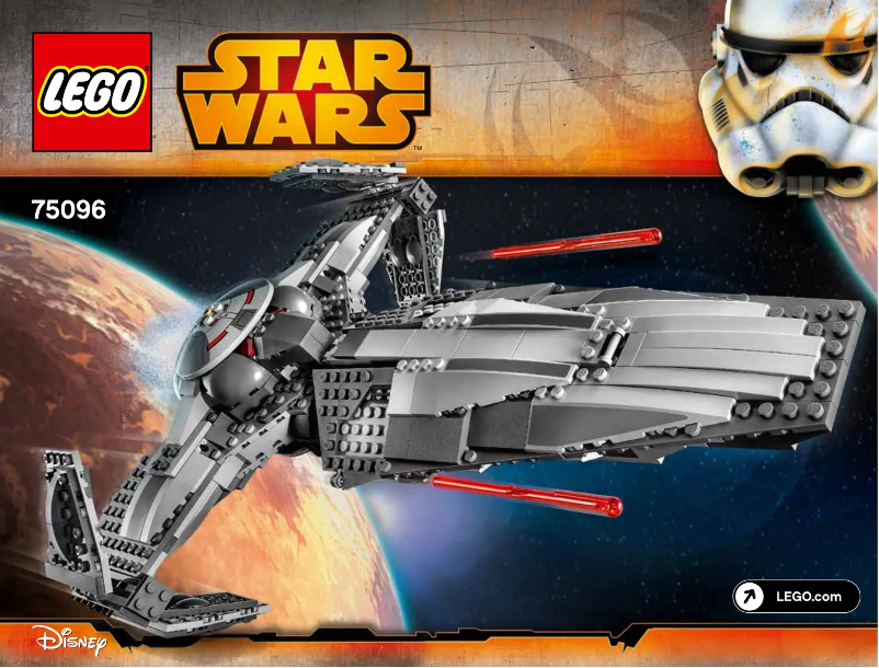 Page 1 de la notice Manuel utilisateur Lego Star Wars 75096