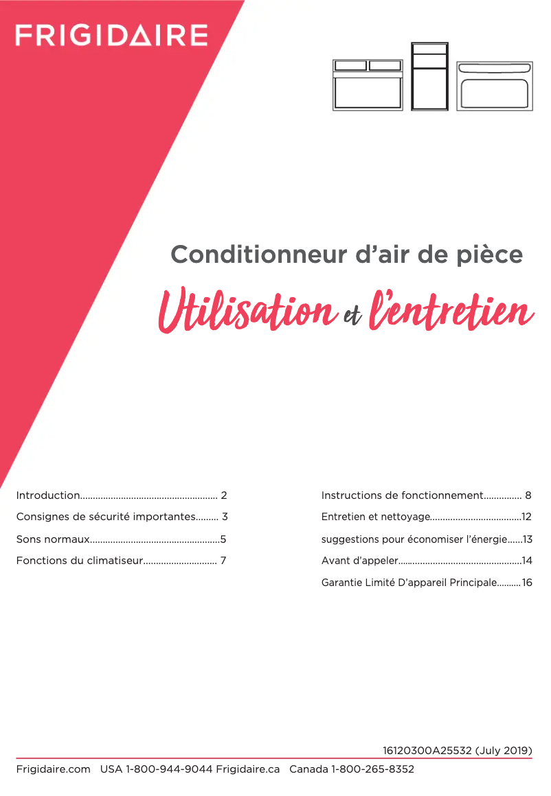 Image de la première page du manuel de l'appareil FFRS1022RE