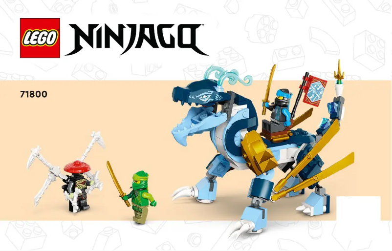 Page n°1 - Manuel utilisateur Lego Ninjago 71800