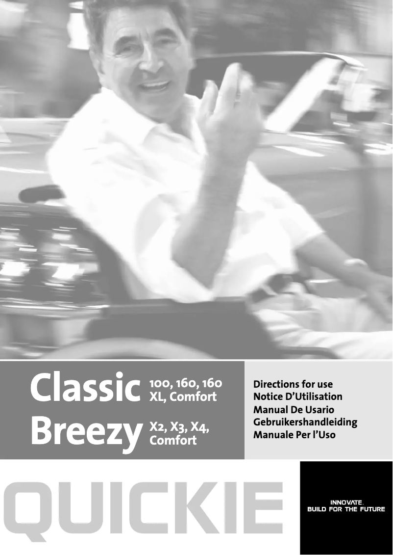 Page n°1 - Manuel utilisateur Sunrise Medical Quicky Classic Comfort