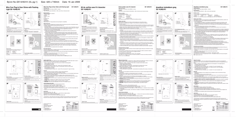 Image de la première page du manuel de l'appareil SX41I