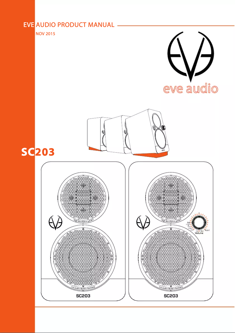 Imagen de la primera página del manual del dispositivo SC203