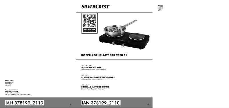 Page n°1 - Manuel utilisateur SilverCrest SDK 2300 C1