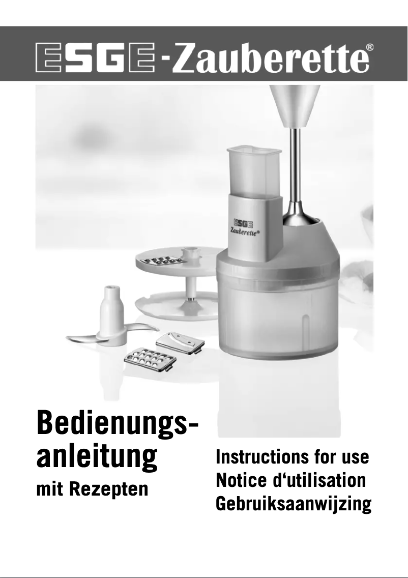 Page 1 of the manual User Manual Unold 65314