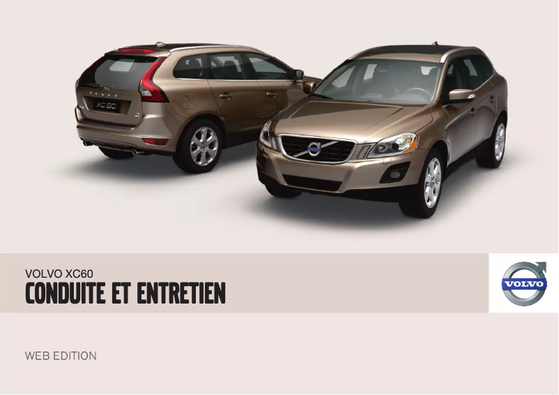 Page 1 de la notice Manuel utilisateur Volvo XC60 (2008)
