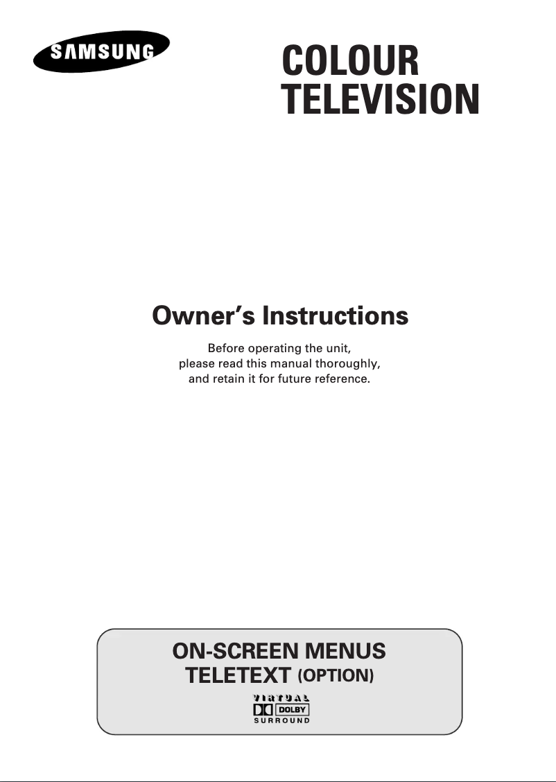 Page 1 de la notice Manuel utilisateur Samsung WS-28M064N