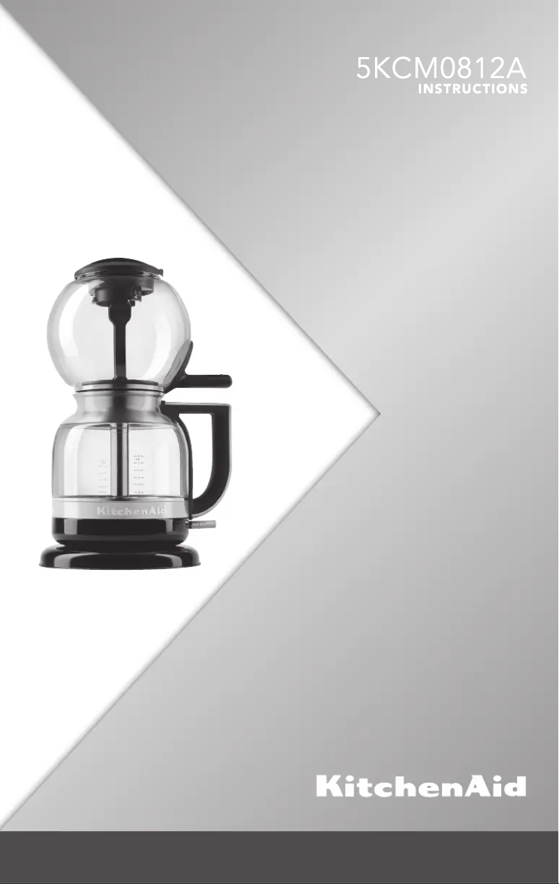 Page n°1 - Manuel utilisateur KitchenAid 5KCM0812A