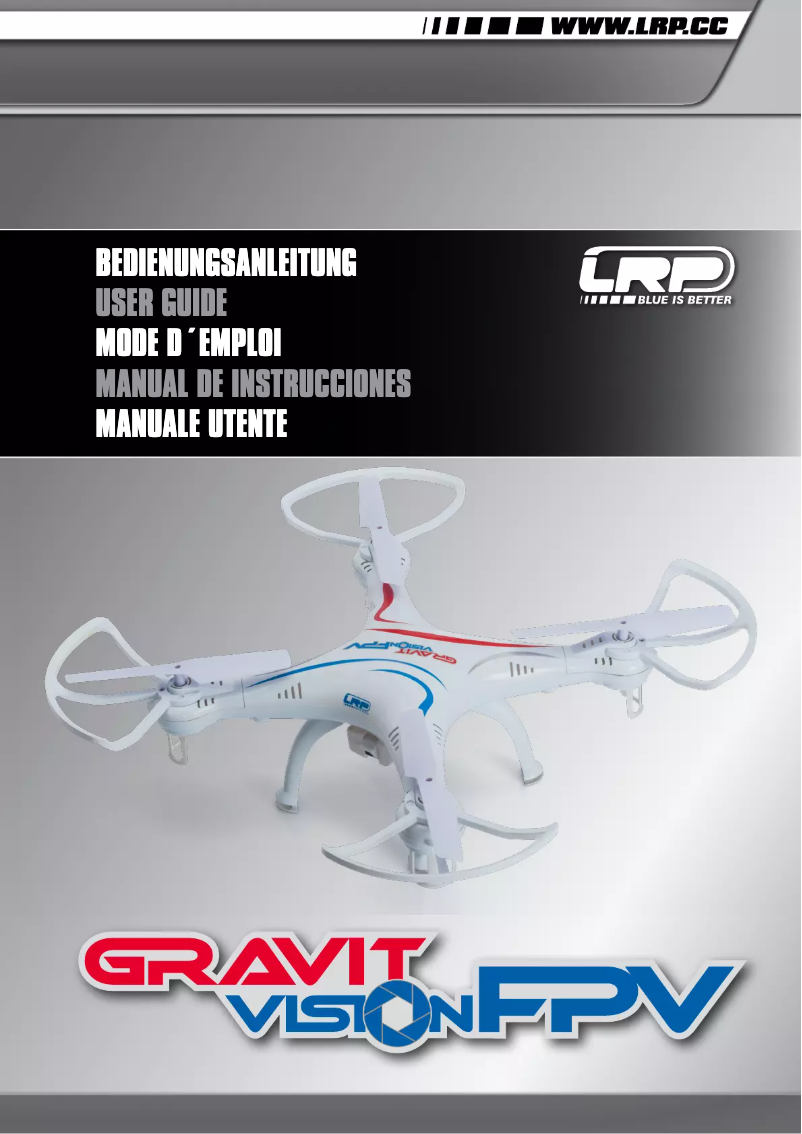 Image de la première page du manuel de l'appareil Gravit Vision FPV