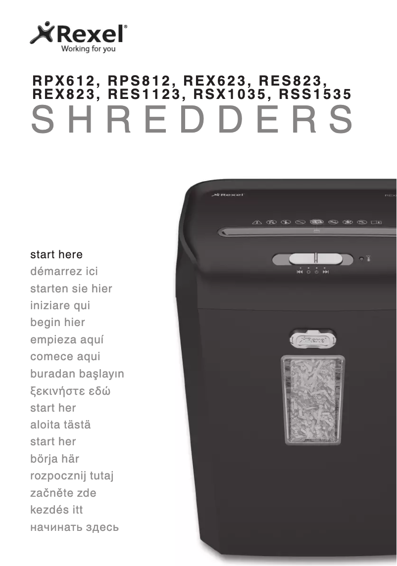 Página 1 del manual Manual de usuario Rexel Promax RSS1535