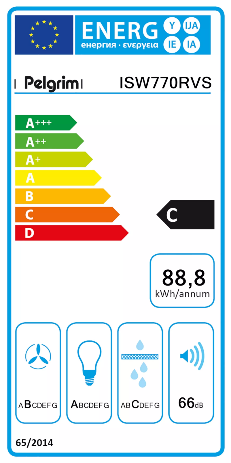 Image de la première page du manuel de l'appareil ISW770RVS